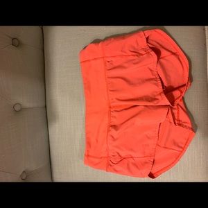 Orange Lululemon Shorts! SIZE 2